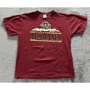 Alabama Crimson Tide T Shirt Mens Vintage XL Single Stitch AOP 1992 Championship